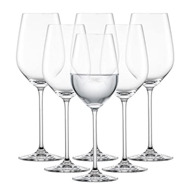 SCHOTT ZWIESEL Rotweinglas Fortissimo (6er-Set), edle Kristallgläser für Rotwein oder Wasser, spülmaschinenfeste Tritan-Weingläser, Made in Germany (Art.-Nr. 112493) im Sale